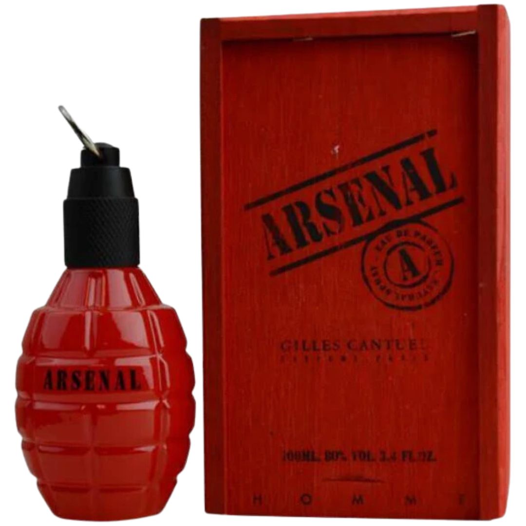 Perfume Arsenal Rojo Gilles Cantuel - 100ml - Hombre - Eau De Toilette